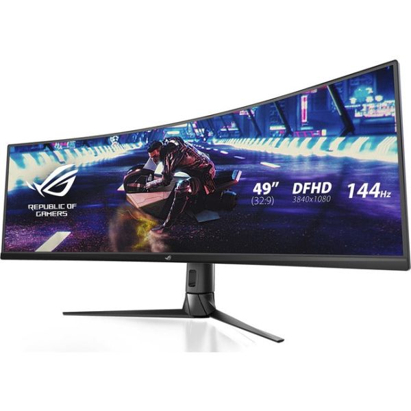 Asus ROG Strix XG49VQ 49  Double Full HD (DFHD) Curved Screen WLED Gaming LCD Monitor - 32:9 - Black Sale