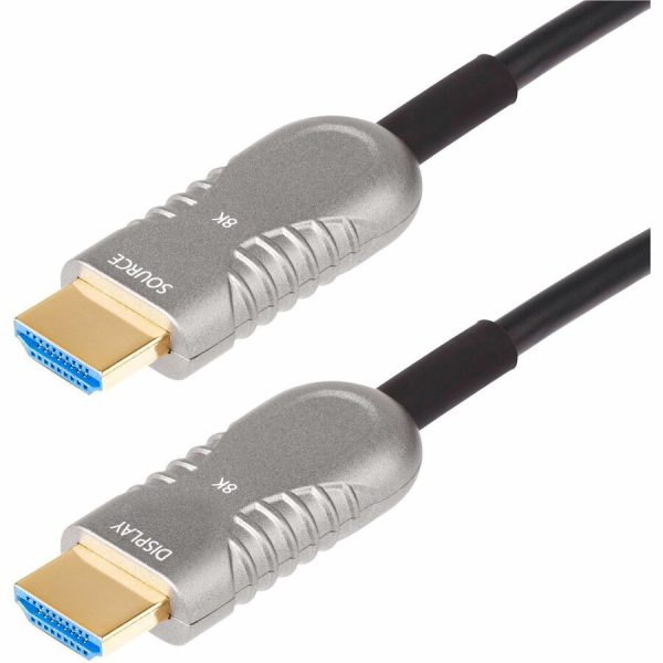 StarTech.com 30ft (9.1m) HDMI 2.1 Hybrid Active Optical Cable (AOC), CMP, Plenum Rated, 8K Ultra High Speed HDMI 2.1 2.0 Cable, 48Gbps Online now