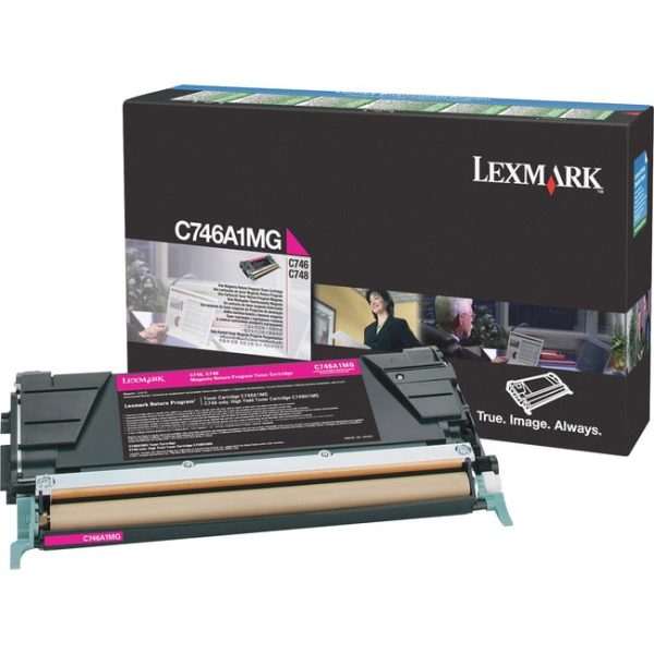 Lexmark C746a1mg Magenta Return Program Toner Cartridge For Use In C746,748 Esti For Sale